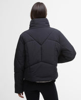 Barbour International Rowen Puffer Jacket in Black