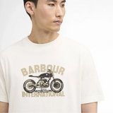 Barbour International Shifter Graphic Print T-Shirt in White