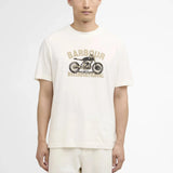 Barbour International Shifter Graphic Print T-Shirt in White