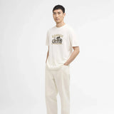 Barbour International Shifter Graphic Print T-Shirt in White