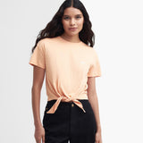 Barbour International Soules T-Shirt in Peach Melba