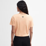 Barbour International Soules T-Shirt in Peach Melba