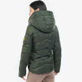 Barbour International Valle Quilted Jacket In Green