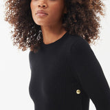 Barbour International Velocete Knitted Jumper in Black