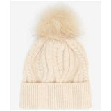 Barbour Elsdon Beanie Hat In Eggshell