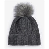 Barbour Elsdon Beanie Hat In Grey