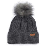 Barbour Elsdon Beanie Hat In Grey