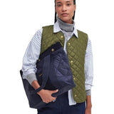 Barbour Healy Tote Bag In Navy