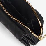 Barbour International Aurora Tri-Fold Purse In Black