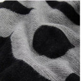 Barbour International Milla Logo Wrap Scarf In Black/Off White