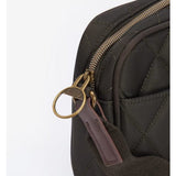 Barbour Quilted Crossbody Bag In Olive
