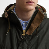 Paul Smith Loves Barbour Durham Waxed Jacket Archive Olive