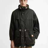 Paul Smith Loves Barbour Durham Waxed Jacket Archive Olive