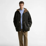 Paul Smith Loves Barbour Durham Waxed Jacket Archive Olive