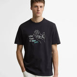 Paul Smith Loves Barbour Fortune Fish Graphic T-Shirt Dark Navy