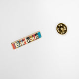 Paul Smith Loves Barbour Limited Edition Barbour Stripe Pin Badge