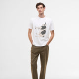 Paul Smith Loves Barbour Limited Edition Cow Print T-Shirt In White