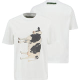 Paul Smith Loves Barbour Limited Edition Cow Print T-Shirt In White