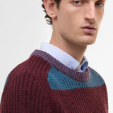 Paul Smith Loves Barbour Limited Edition Crew Neck Sweater In Multi Stripe