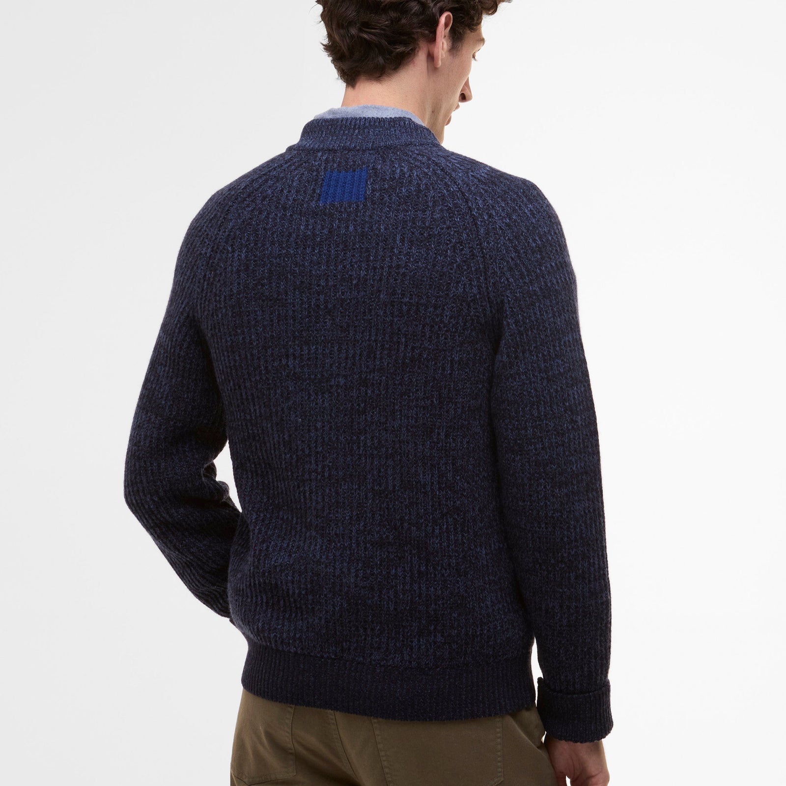 Paul Smith Loves Barbour Limited Edition Knitted Bomber Cardigan In Na