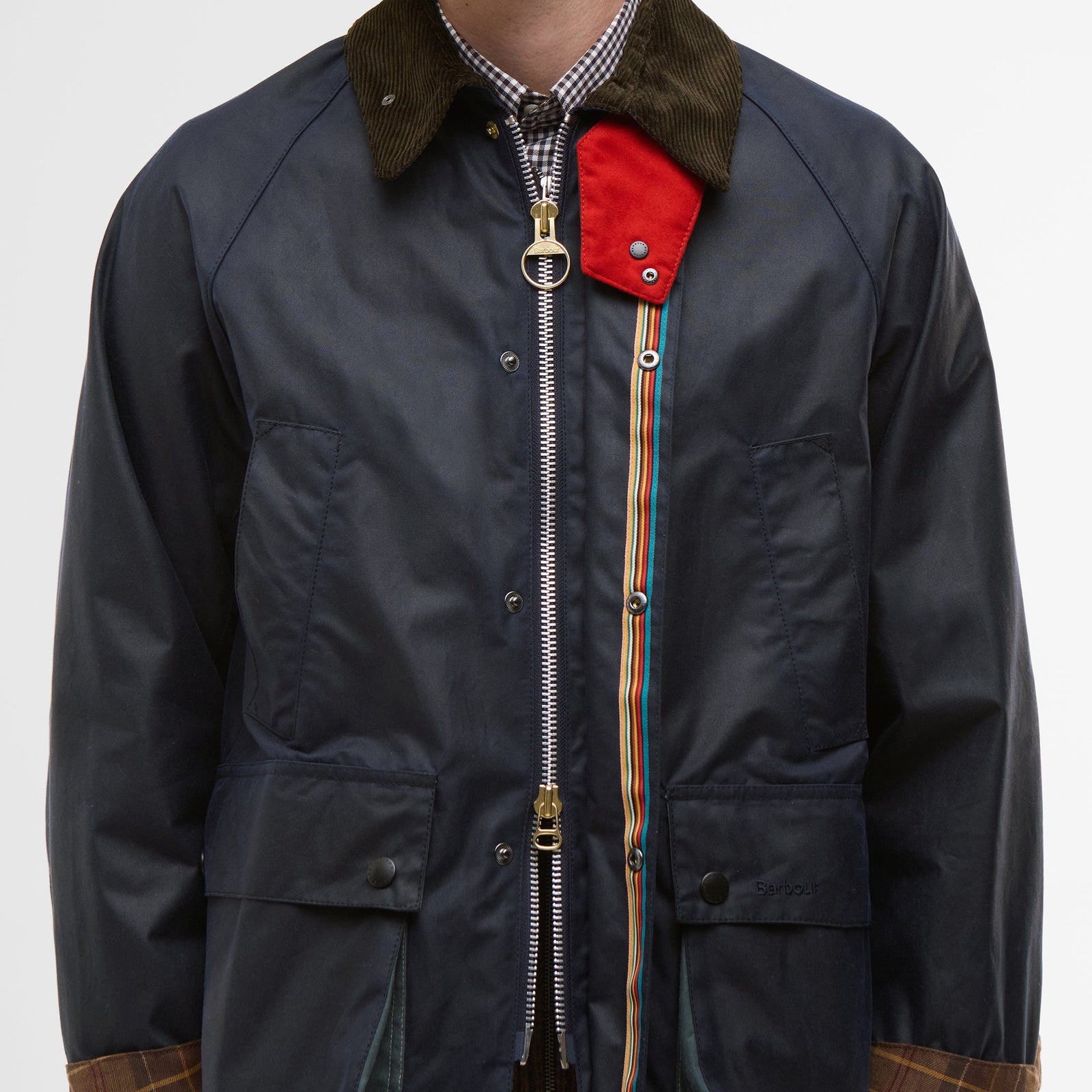 Paul Smith Loves Barbour Limited Edition Oversized Bedale Wax Jacket I