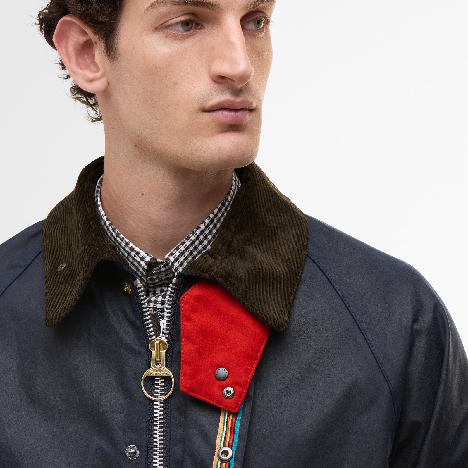 Paul Smith Loves Barbour Limited Edition Oversized Bedale Wax Jacket I