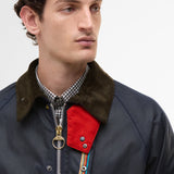 Paul Smith Loves Barbour Limited Edition Oversized Bedale Wax Jacket In Night Sky