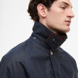 Paul Smith Loves Barbour Limited Edition Oversized Bedale Wax Jacket In Night Sky