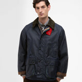 Paul Smith Loves Barbour Limited Edition Oversized Bedale Wax Jacket In Night Sky