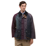 Paul Smith Loves Barbour Limited Edition Striped Oversized Bedale Wax Jacket