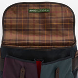 Paul Smith Loves Barbour Limited Edition Wax Tarras Bag In Night Sky