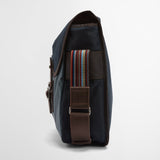 Paul Smith Loves Barbour Limited Edition Wax Tarras Bag In Night Sky