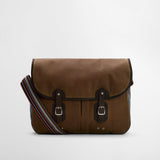 Paul Smith Loves Barbour Limited Edition Wax Tarras Bag In Tan