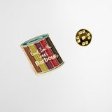 Paul Smith Loves Barbour Limited Edition Wax Tin Pin Badge