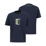 Paul Smith Loves Barbour Limited Edition Wax Tin Print T-Shirt In Champion Blue