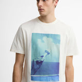 Paul Smith Loves Barbour Scoop T-Shirt Whisper White