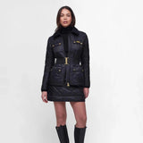 Barbour International Galaxy Quilted Jacket in Black