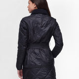 Barbour International Galaxy Quilted Jacket in Black