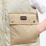 Barbour International Mcrae Gilet In Beige