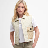 Barbour International Mcrae Gilet In Beige