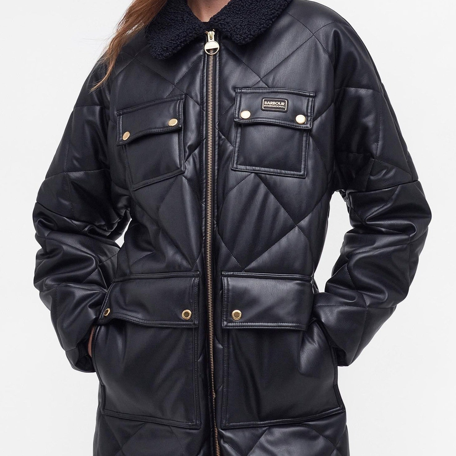 Barbour International Neutron Quilted Jacket