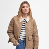 Barbour Leia Quilted Jacket In Hazlenut