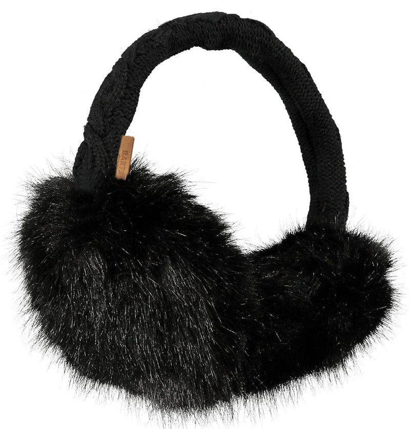 Barts Accessories Black Faux Fur Earmuffs