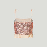 Baum Und Perfdgarten Jovana Top Cafe Creme Sequins
