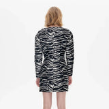 Baum Und Pferdgarten Amelie Dress in Black Whisper Zebra