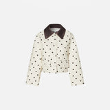 Baum Und Pferdgarten Bebeth Jacket In Egret Creme Dot