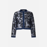 Baum Und Pferdgarten Bethina Cropped Jacket Baritone Blue