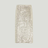 Baum Und Pferdgarten Jolette Sequin Skirt in Silver