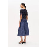 Baum Und Pferdgarten Juanita T-shirt In Navy Check