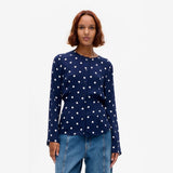 Baum Und Pferdgarten Madelie Blouse In Navy Dot